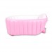 Bathtubs Freestanding Baby Inflatable tub/Thickening Insulation Newborn Bath/Child Child Inflatable (Color : Pink) - B07H7KDMPW